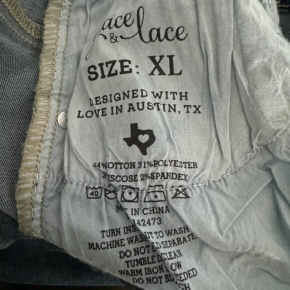 Grace & Lace | Elastic Pull-On Waist Skinny Jeans SZ XL (31-33) NWT - Picture 10 of 12